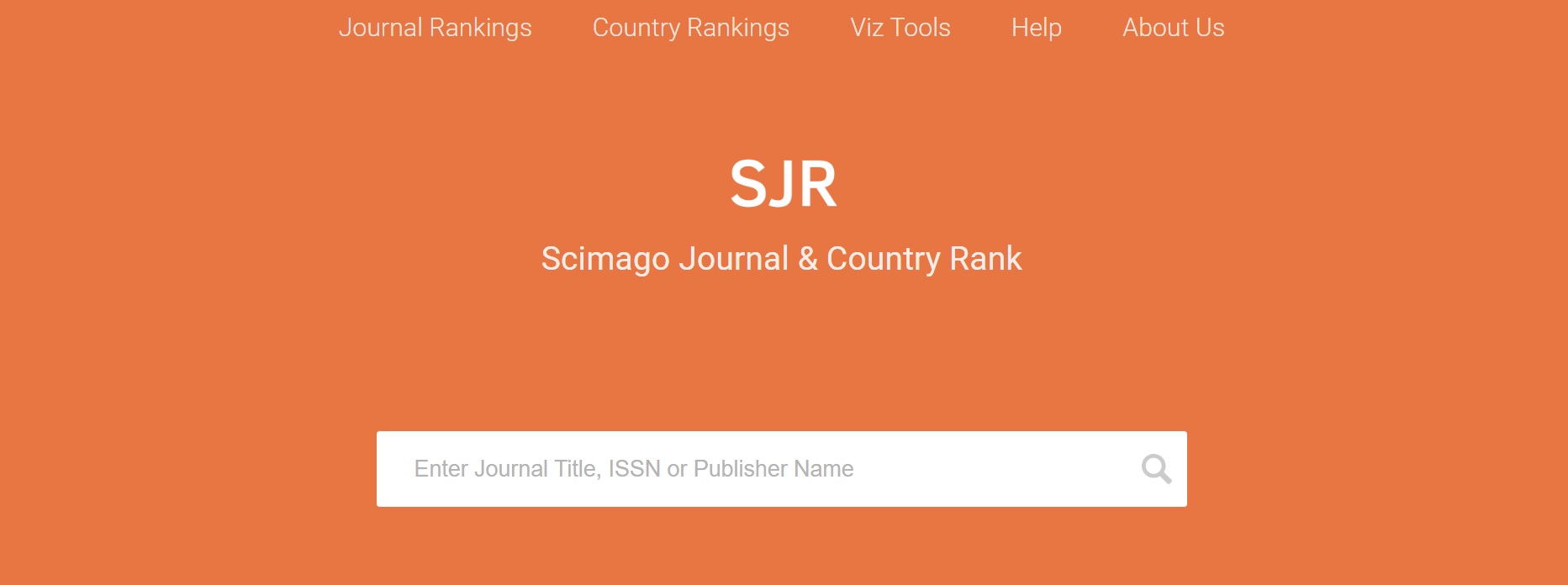 Scimago journal ranking