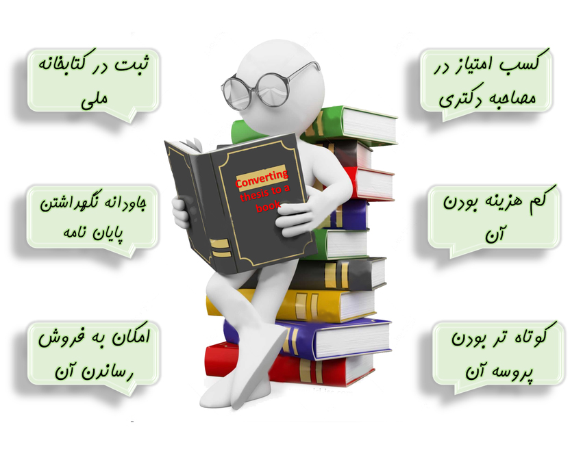 تبدیل پایان نامه به کتاب